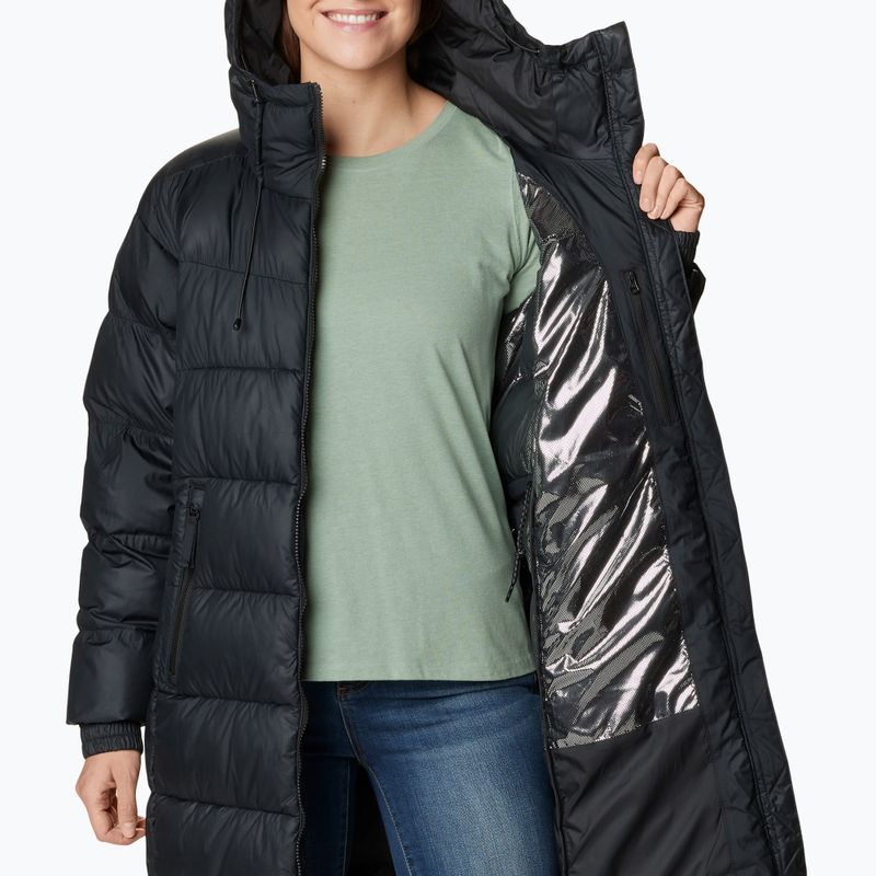 Columbia piumino donna Pike Lake II Long nero 5