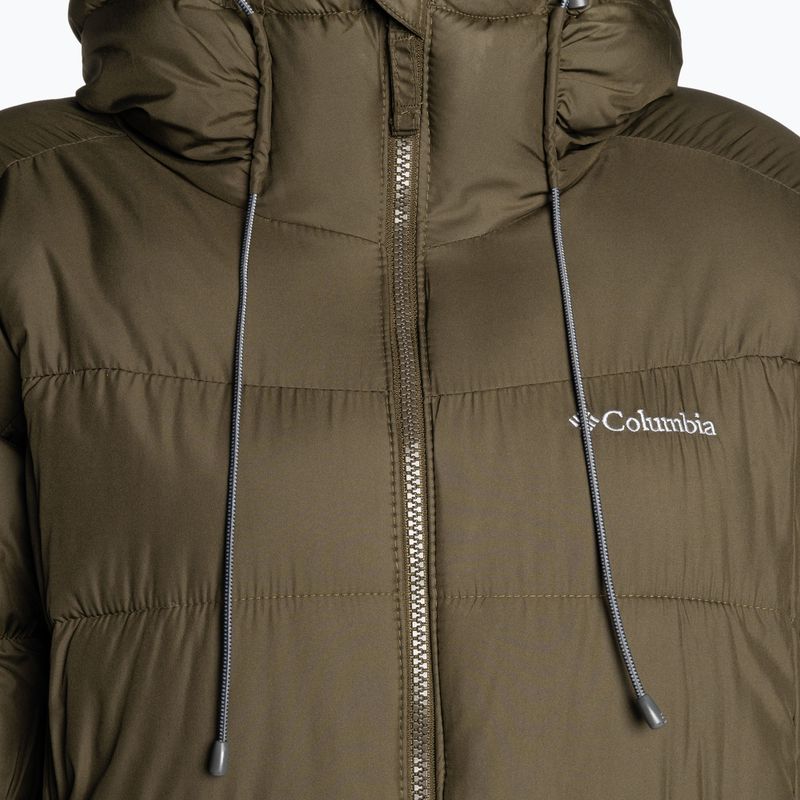 Columbia Pike Lake II Long piumino da donna verde oliva 10