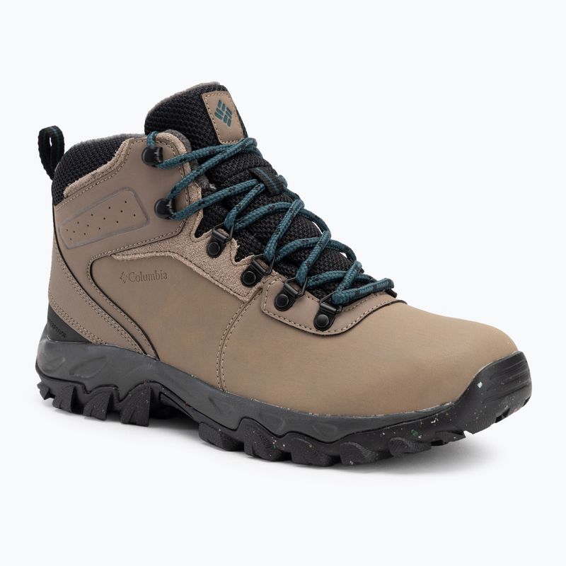 Columbia Newton Ridge WP OH II Scarpe da uomo grigio scuro/miele grezzo