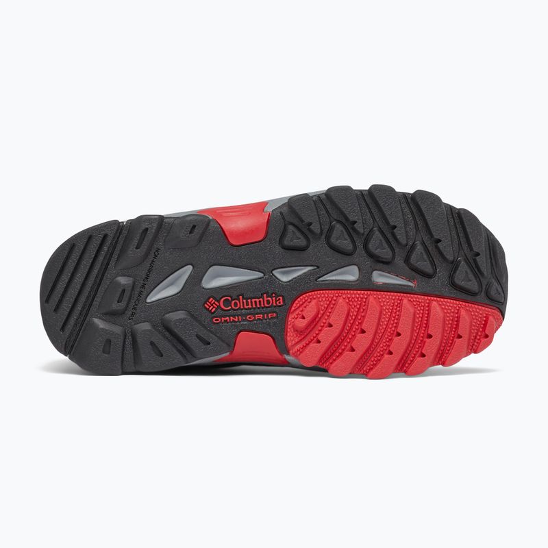 Columbia Newton Ridge Amped nero/rosso montagna, scarponcini da trekking per bambini 17