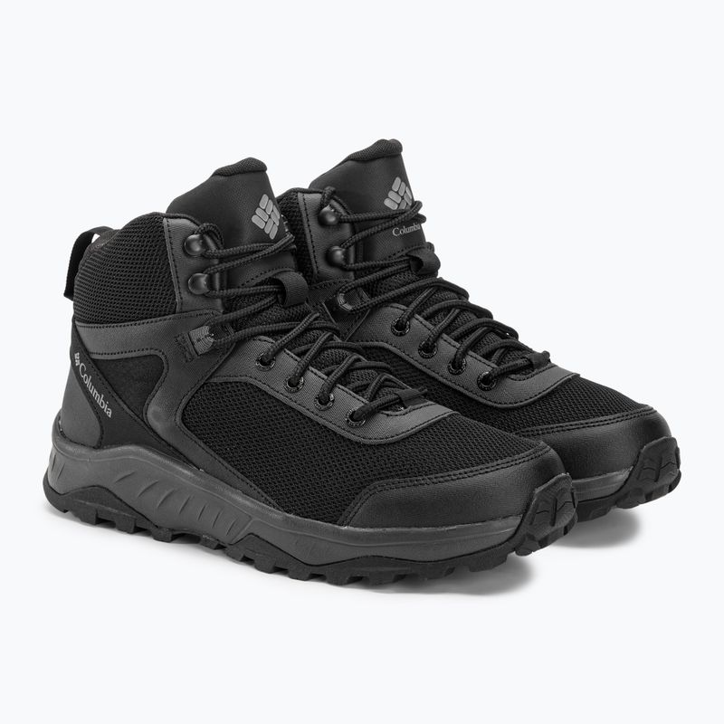 Columbia Trailstorm Ascend Mid WP, stivali da trekking da uomo nero/grigio scuro 6
