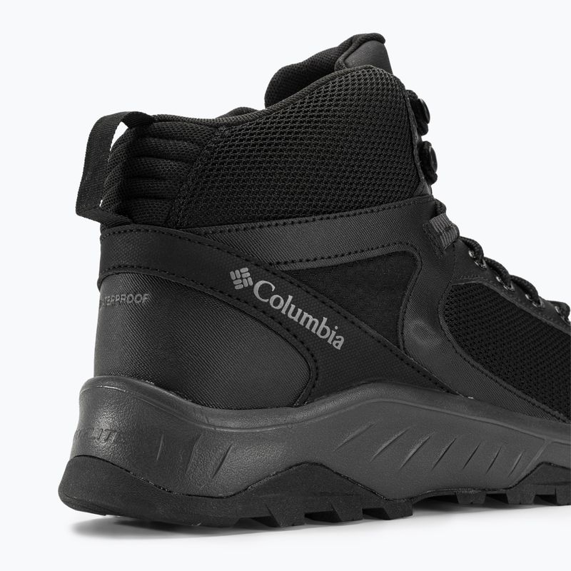 Columbia Trailstorm Ascend Mid WP, stivali da trekking da uomo nero/grigio scuro 13