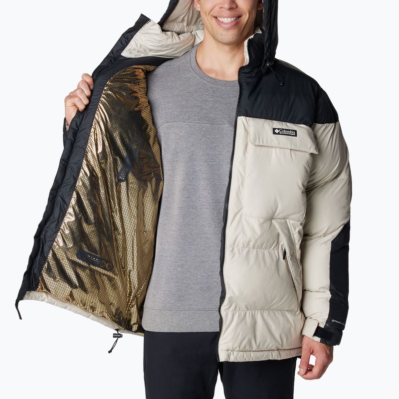Columbia Ballistic Ridge Piumino oversize da uomo dark stone/nero 5