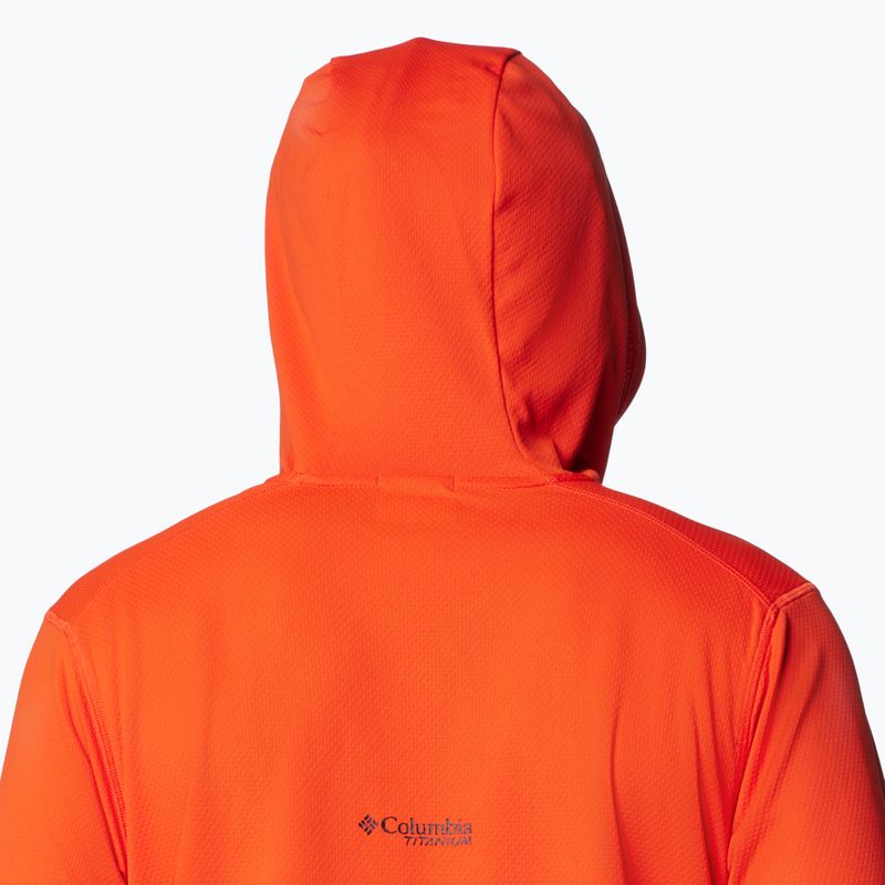 Felpa da trekking Columbia Summit Valley spicy da uomo 5