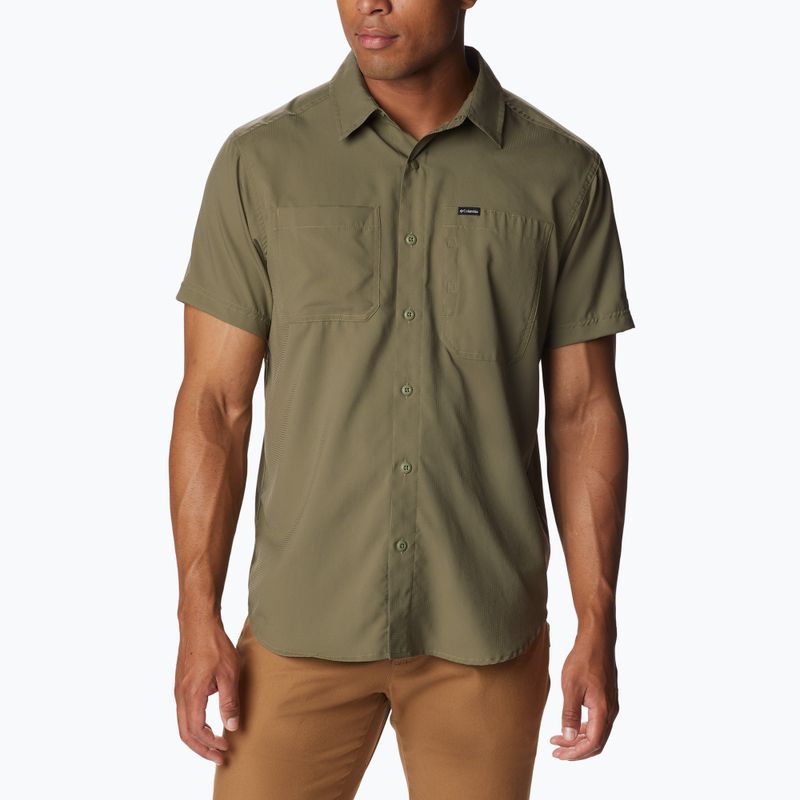 Camicia Columbia Silver Ridge Utility Lite verde pietra da uomo