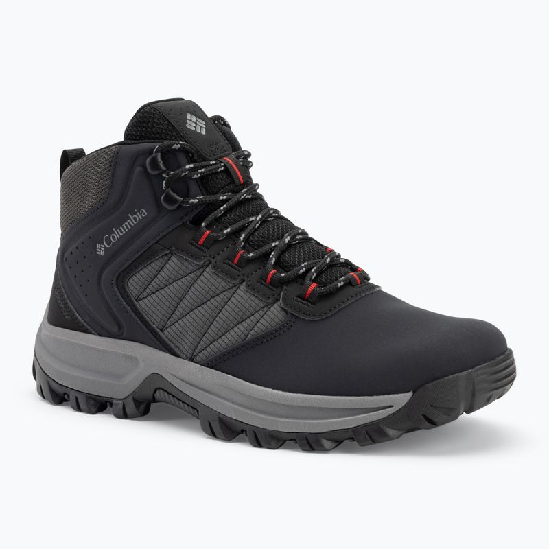 Columbia Transverse Hike Waterproof scarpe da trekking da uomo nero/rosso montagna