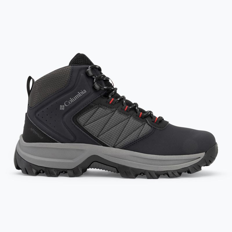 Columbia Transverse Hike Waterproof scarpe da trekking da uomo nero/rosso montagna 2