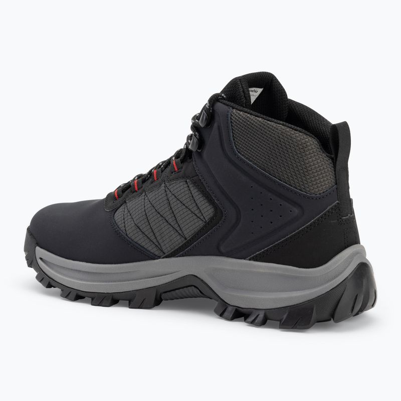 Columbia Transverse Hike Waterproof scarpe da trekking da uomo nero/rosso montagna 3