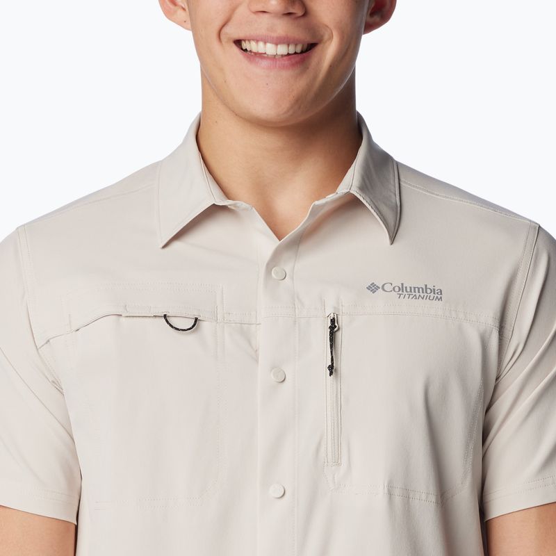 Camicia Columbia Summit Valley Woven da uomo in pietra scura 4