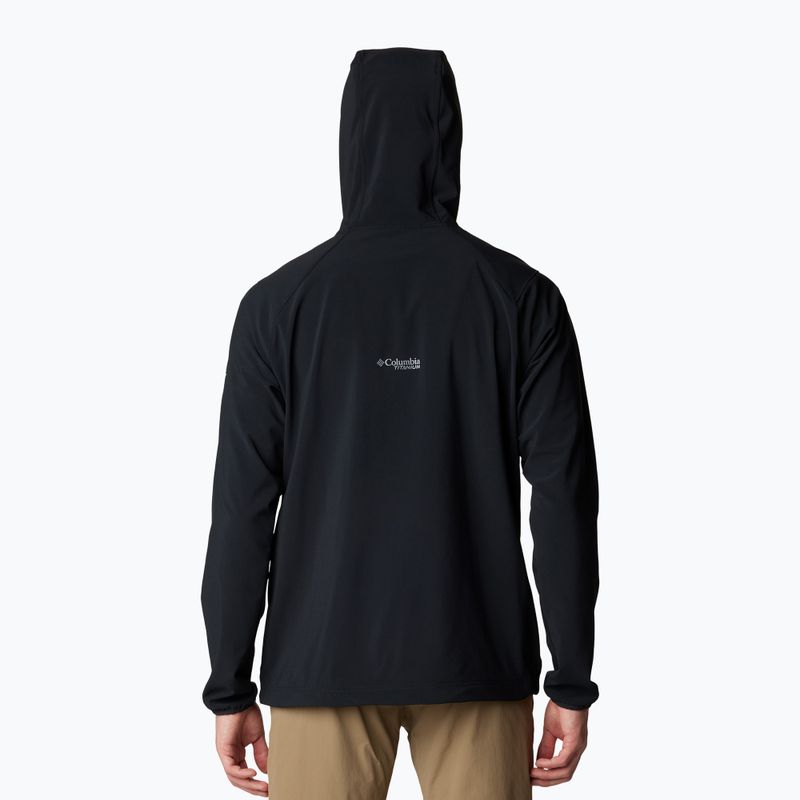 Columbia Triple Canyon Uomo Giacca softshell con cappuccio nero 2