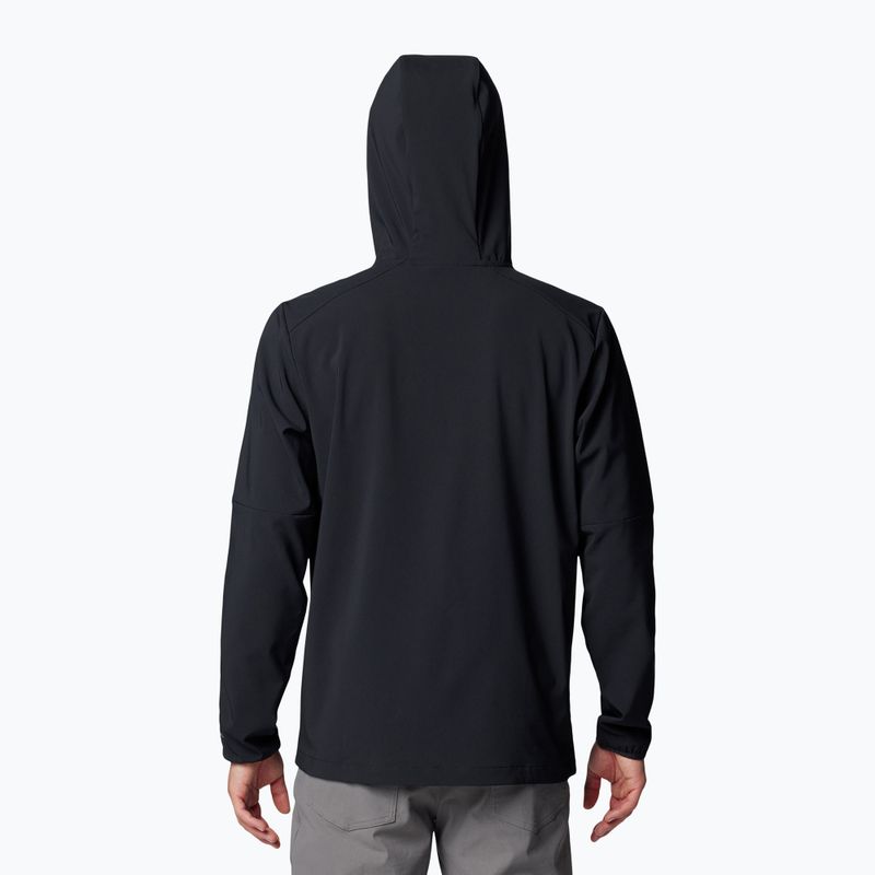 Felpa da trekking uomo Columbia Tech Softshell Hoodie black 2