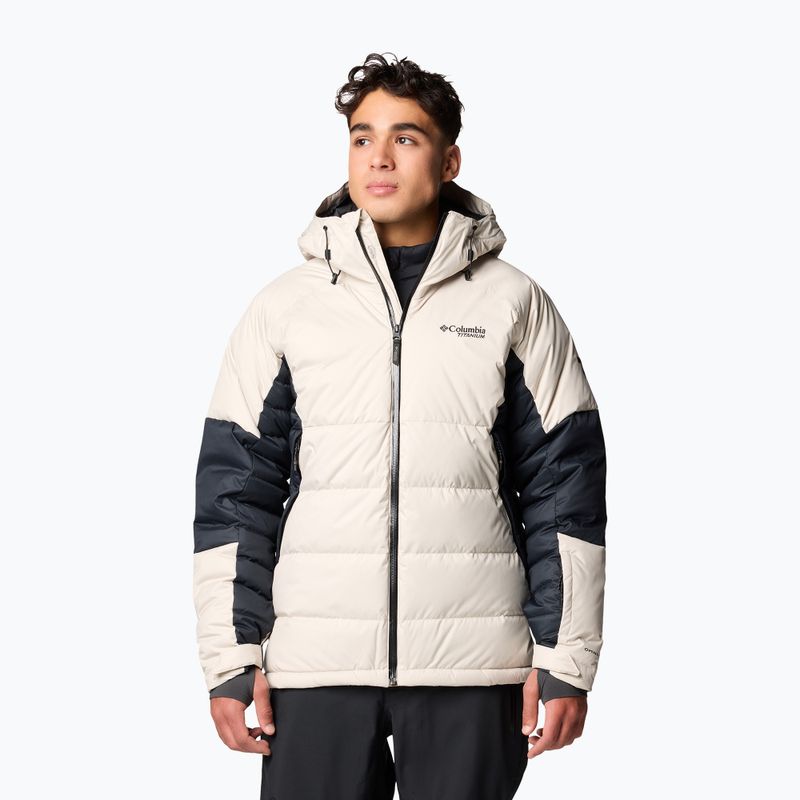 Giacca da sci Columbia Roaring Fork II Down uomo pietra scura/nero