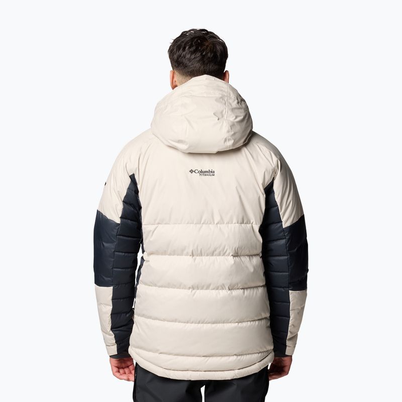 Giacca da sci Columbia Roaring Fork II Down uomo pietra scura/nero 3