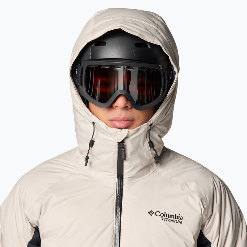 Giacca da sci Columbia Roaring Fork II Down uomo pietra scura/nero 5