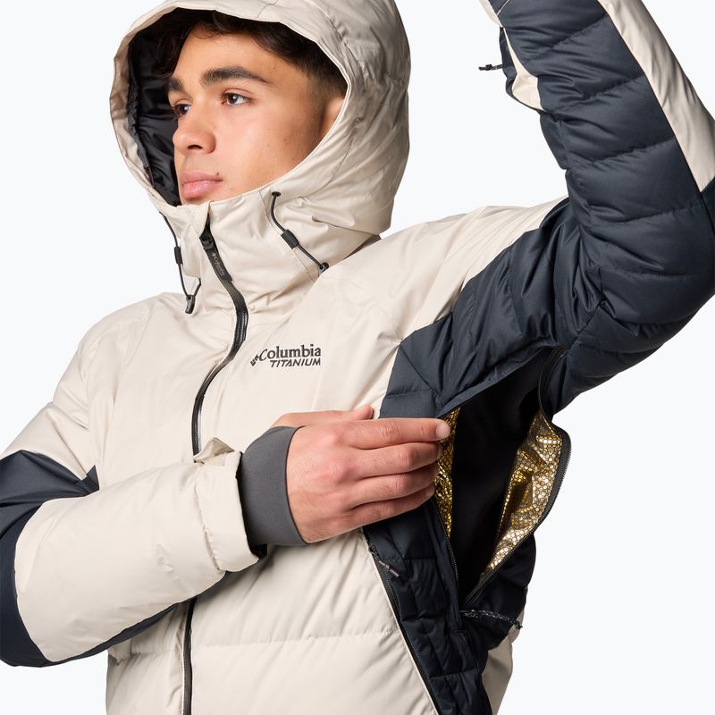Giacca da sci Columbia Roaring Fork II Down uomo pietra scura/nero 8