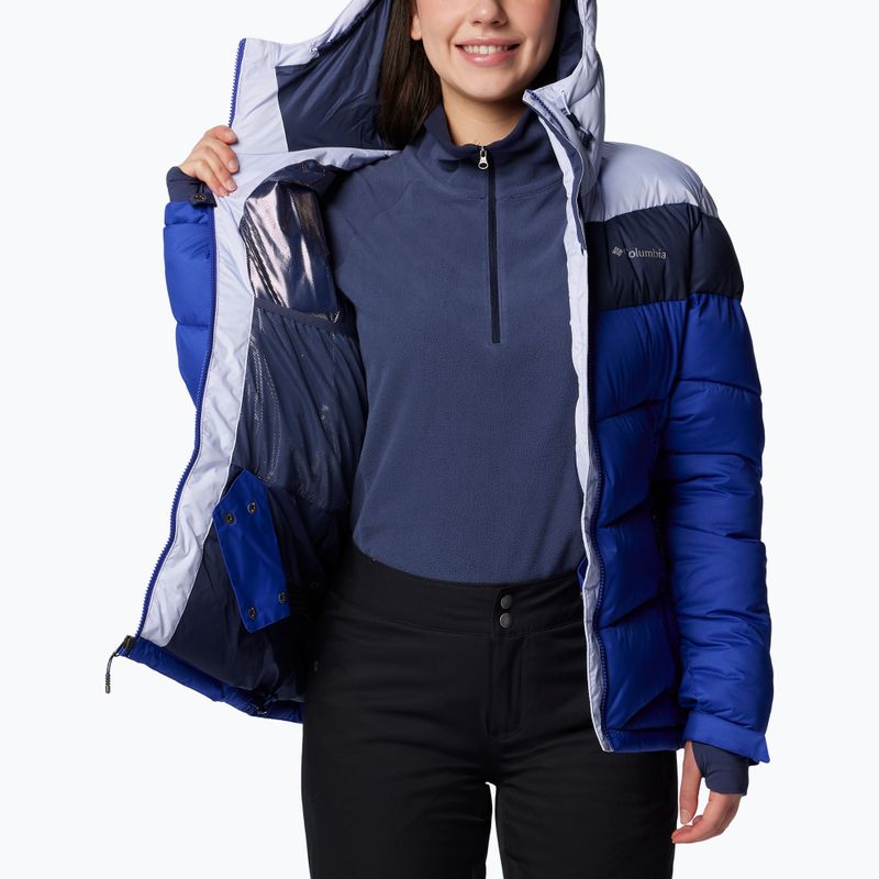 Giacca da sci Columbia Abbott Peak II Ins clematis blue/snowdrift da donna 8