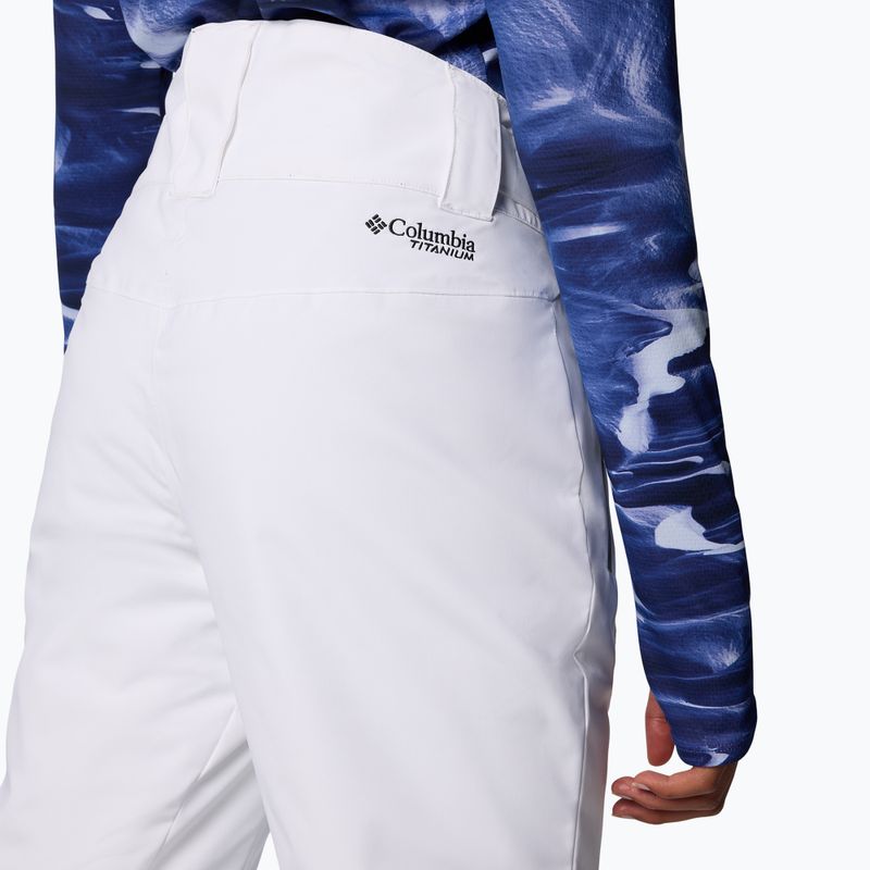 Pantaloni da sci da donna Columbia Cirque Bowl Insulated bianco 6