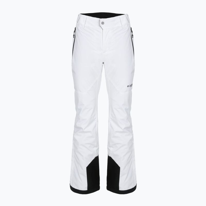 Pantaloni da sci da donna Columbia Cirque Bowl Insulated bianco 8