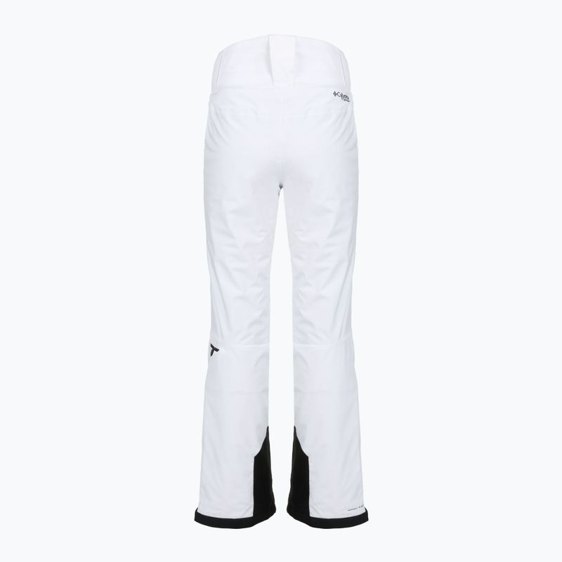 Pantaloni da sci da donna Columbia Cirque Bowl Insulated bianco 9