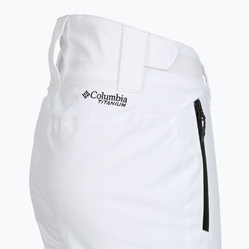 Pantaloni da sci da donna Columbia Cirque Bowl Insulated bianco 11