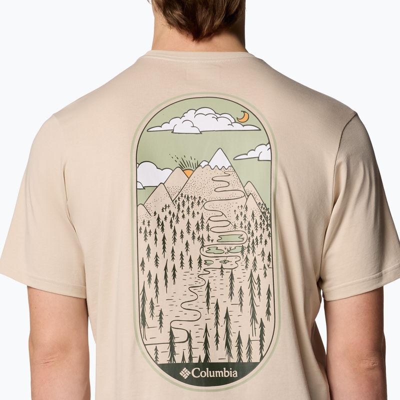 Camicia da trekking Columbia Rockaway River Graphic uomo dark stone/winding wonder 5