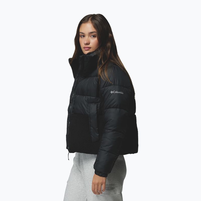 Giacca ibrida donna Columbia Leadbetter Point II Sherpa Hybrid black 4