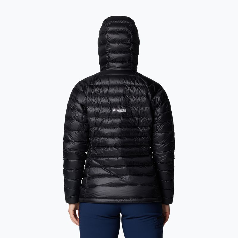 Columbia piumino donna Arctic Crest Down Hooded nero 3