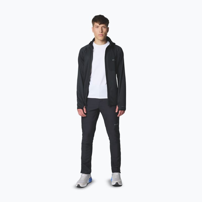 Pile da uomo Columbia Triple Canyon Grid Fleece Hooded Full Zip II black 2