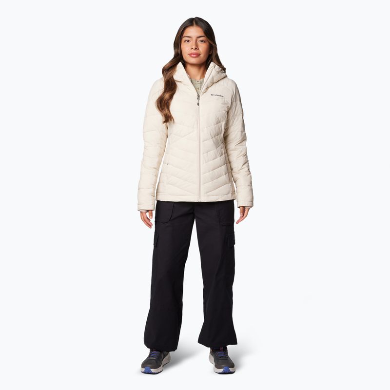 Columbia Joy Peak II Giacca isolante da donna con cappuccio in pietra scura 2