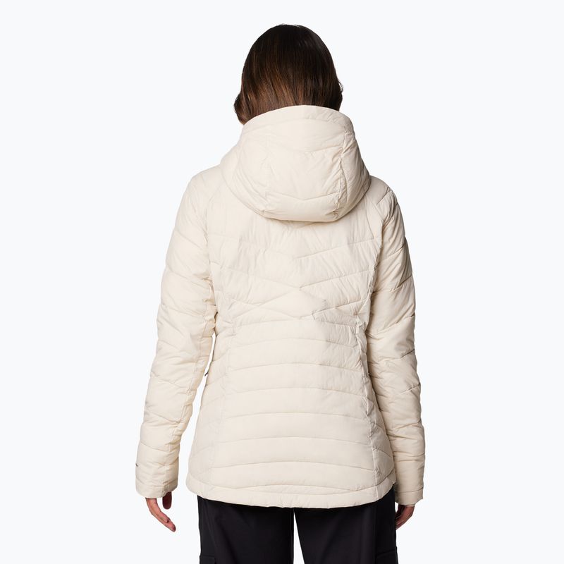 Columbia Joy Peak II Giacca isolante da donna con cappuccio in pietra scura 3