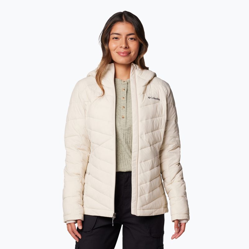 Columbia Joy Peak II Giacca isolante da donna con cappuccio in pietra scura 4