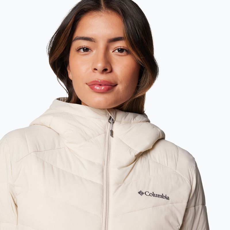 Columbia Joy Peak II Giacca isolante da donna con cappuccio in pietra scura 6