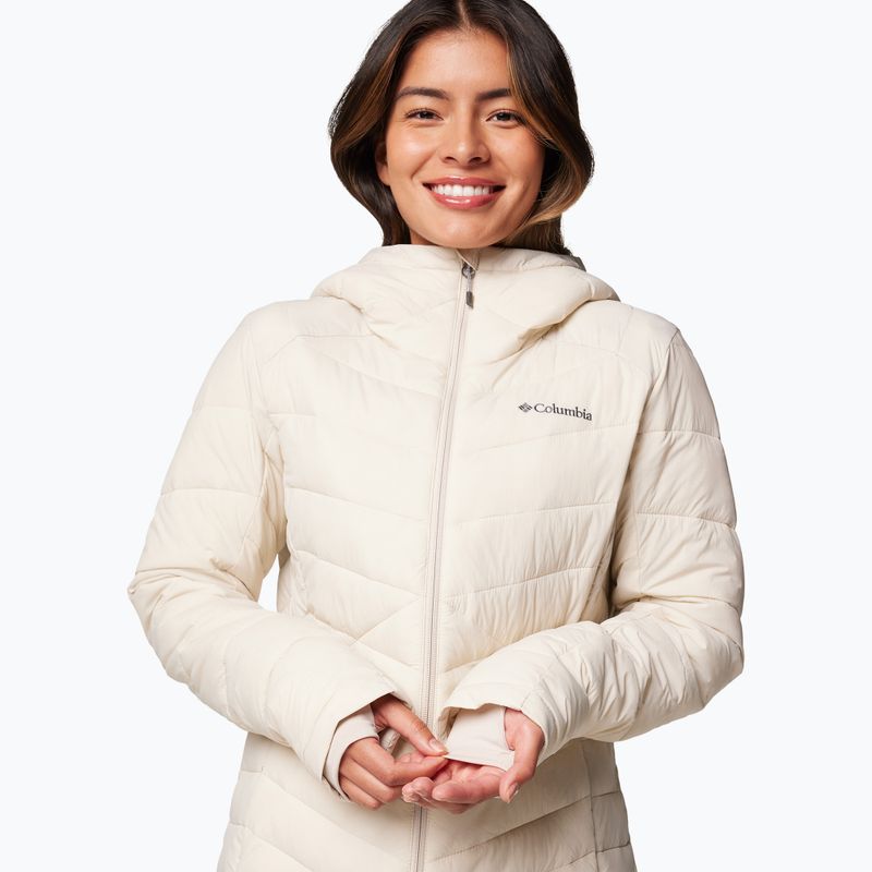 Columbia Joy Peak II Giacca isolante da donna con cappuccio in pietra scura 7