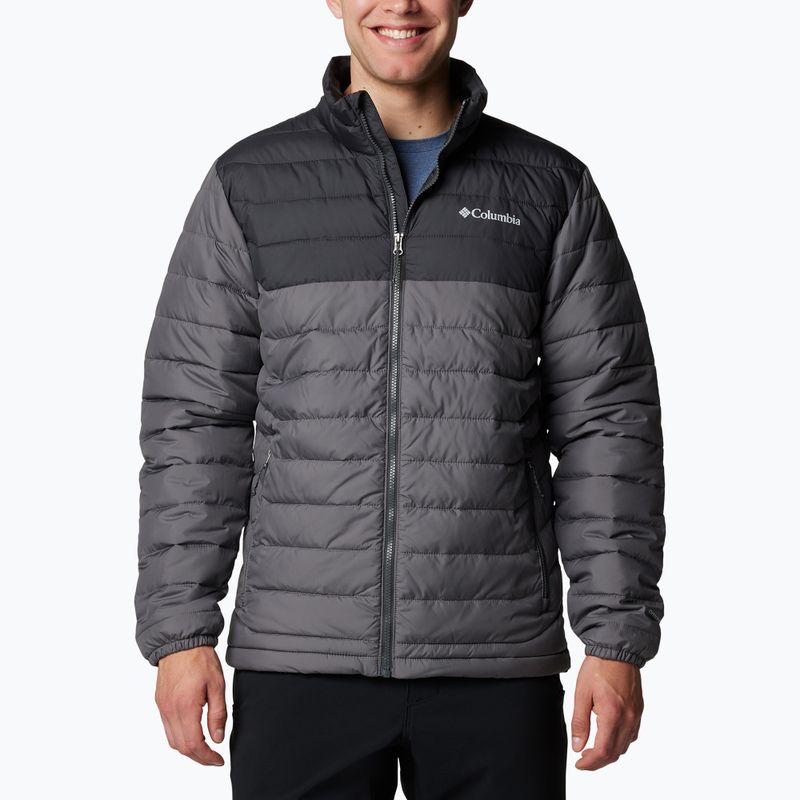 Columbia Powder Lite II piumino da uomo grigio città/squalo