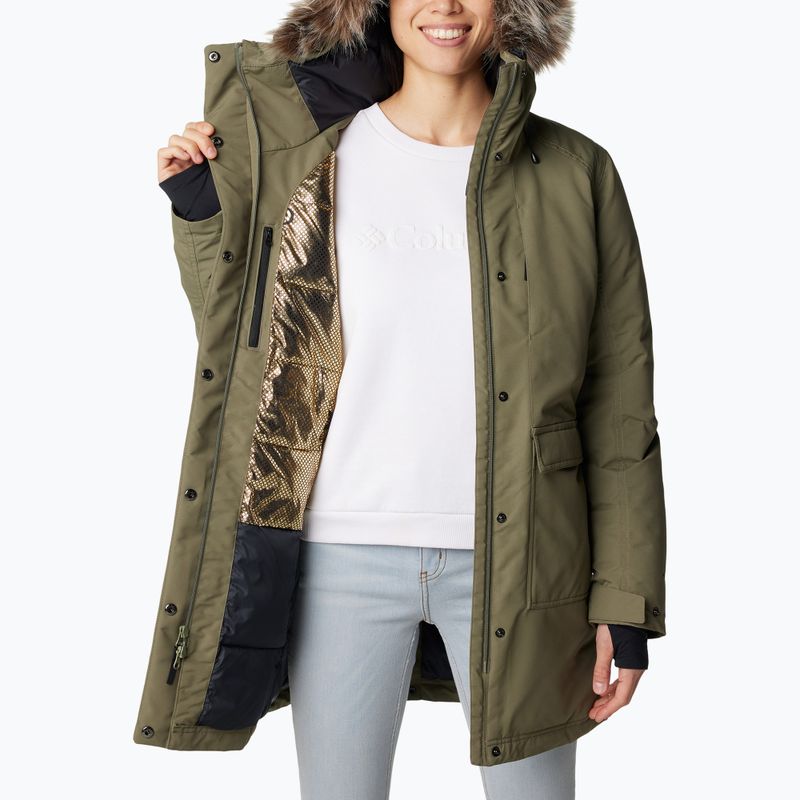Cappotto isolato da donna Columbia Little Si II Ins Parka verde pietra 8