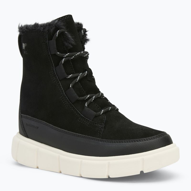 Sorel Youth Sorel Explorer III Lace nero/sale marino stivali da neve per bambini