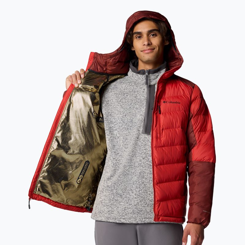 Piumino Columbia Labyrinth Loop II Hooded sail red/ spice da uomo 6