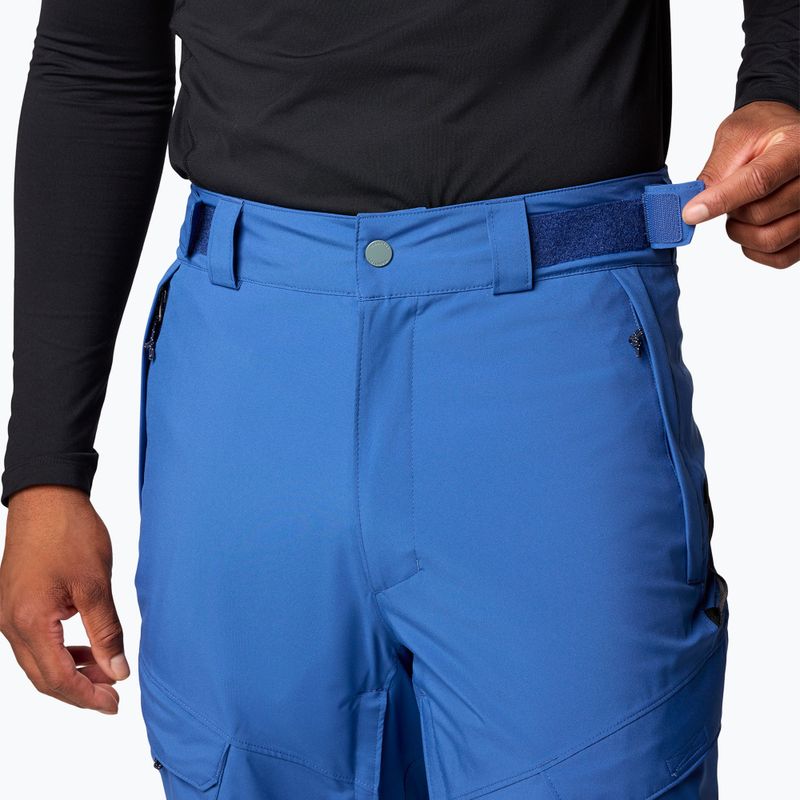 Columbia Powder Stash II pantaloni da sci da uomo blu montagna / nero 5