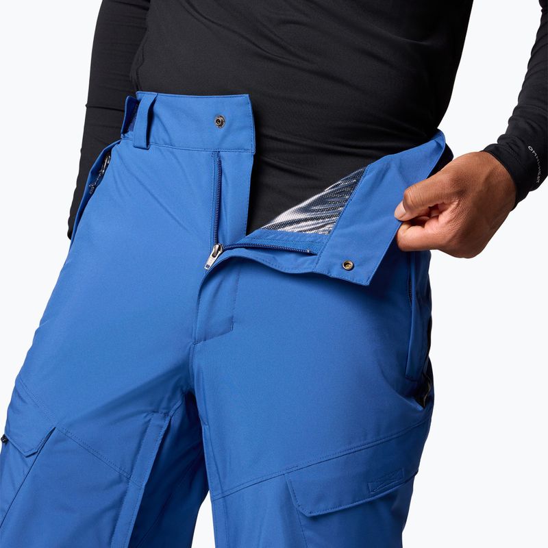 Columbia Powder Stash II pantaloni da sci da uomo blu montagna / nero 6