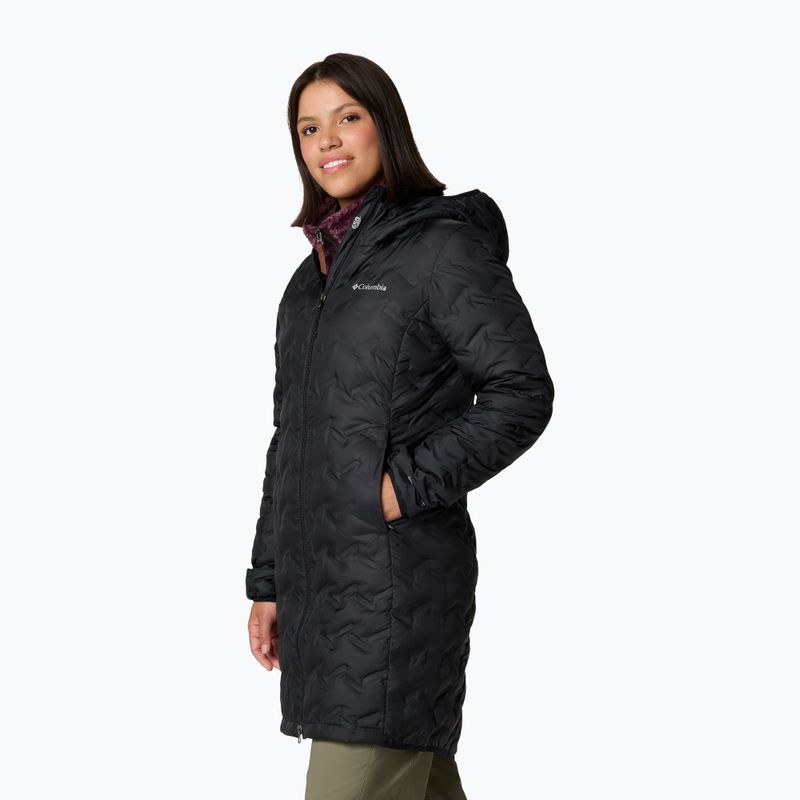 Columbia donna Delta Ridge II Piumino lungo nero 4