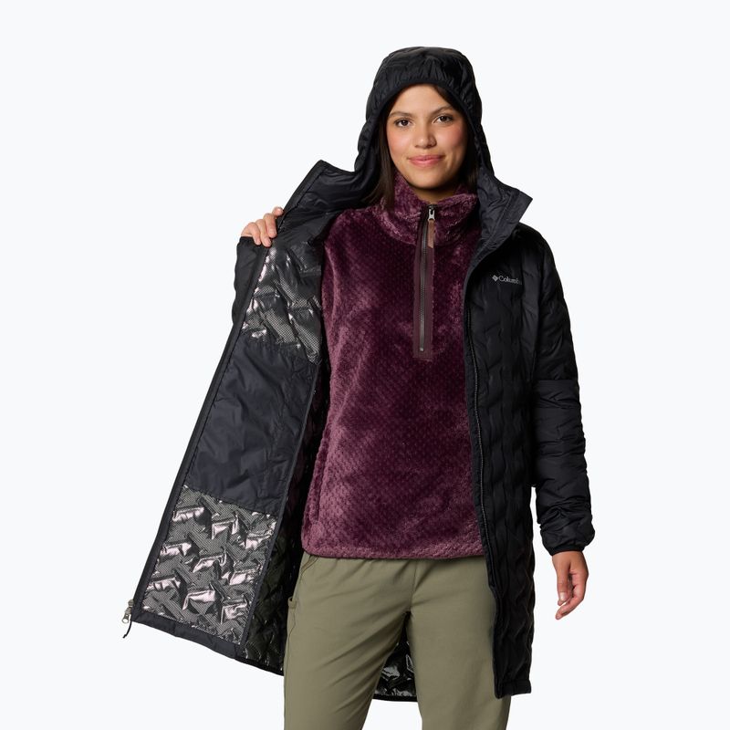 Columbia donna Delta Ridge II Piumino lungo nero 8
