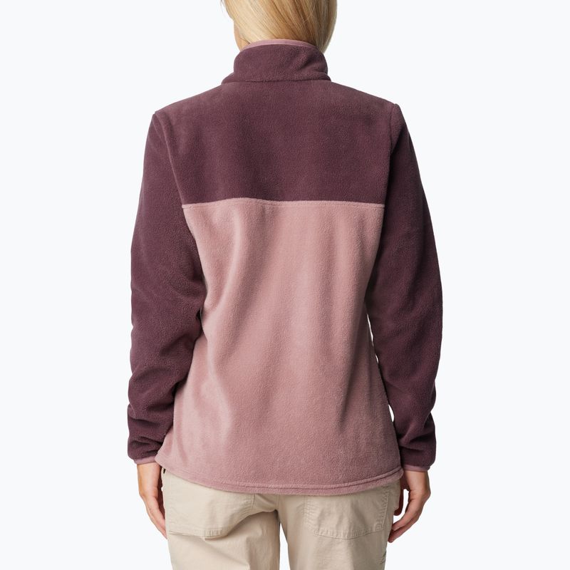 Felpa Columbia Benton Springs donna 1/2 Snap moonvista / fichi 2