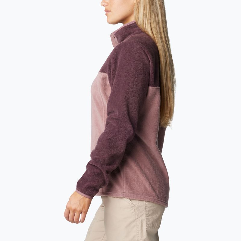Felpa Columbia Benton Springs donna 1/2 Snap moonvista / fichi 4