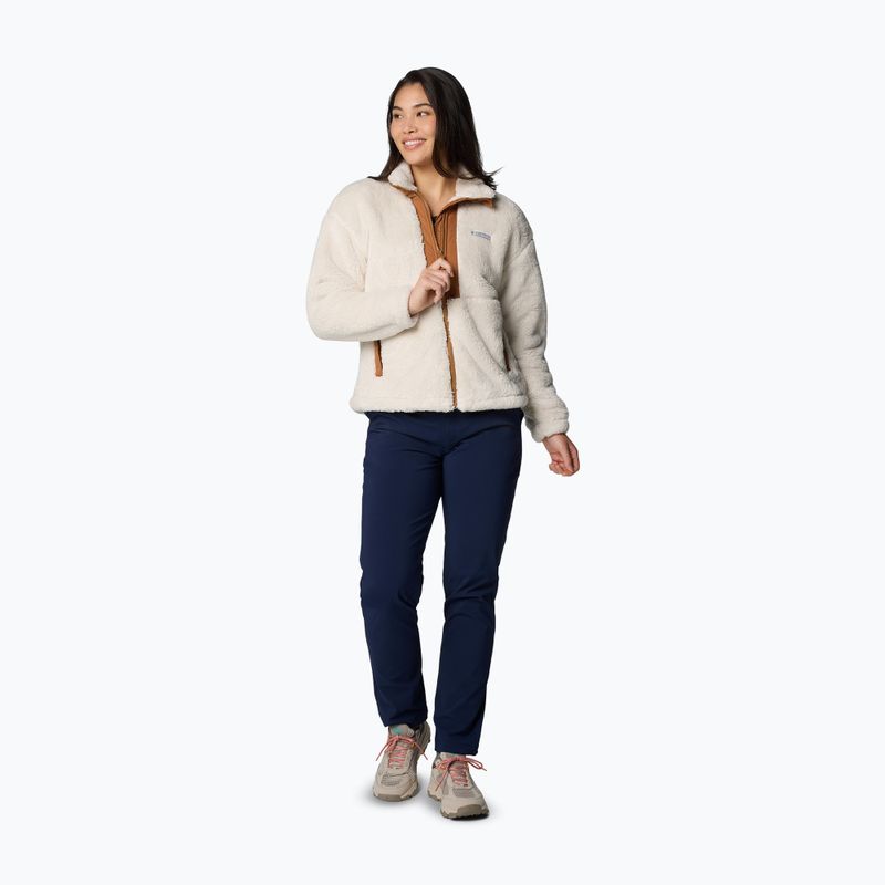 Felpa donna Columbia Boundless Discovery Sherpa Full Zip II chalk/camel brown 2