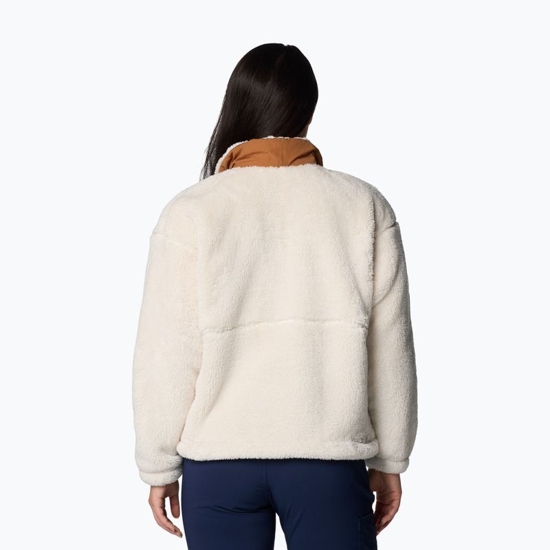 Felpa donna Columbia Boundless Discovery Sherpa Full Zip II chalk/camel brown 3