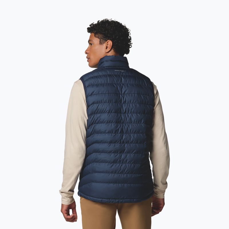 Columbia Powder Lite II - Giacca senza maniche da uomo, blu scuro 3