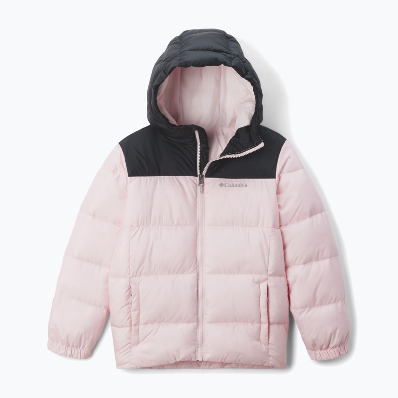 Giacca imbottita per bambini Columbia Puffect Hooded satin pink/black