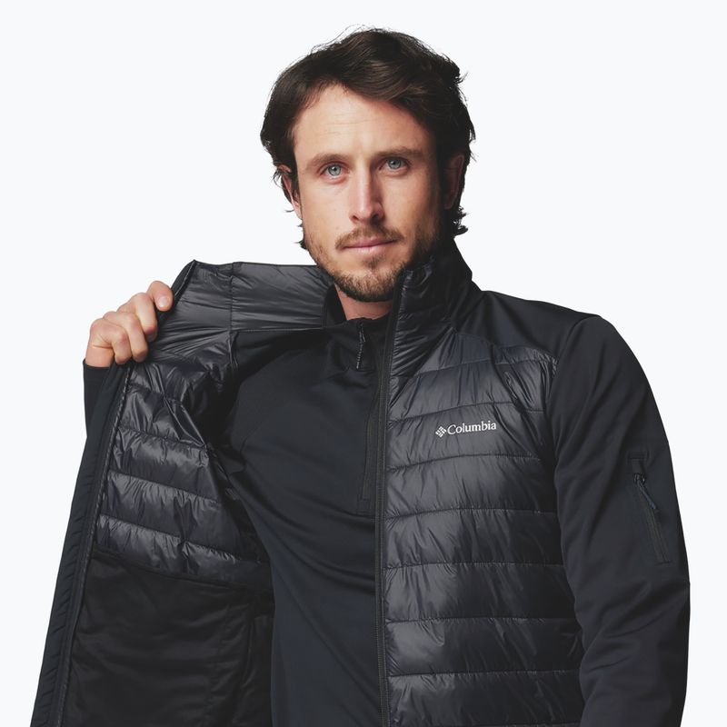 Giacca Columbia Tech Hybrid Softshell uomo nero 5