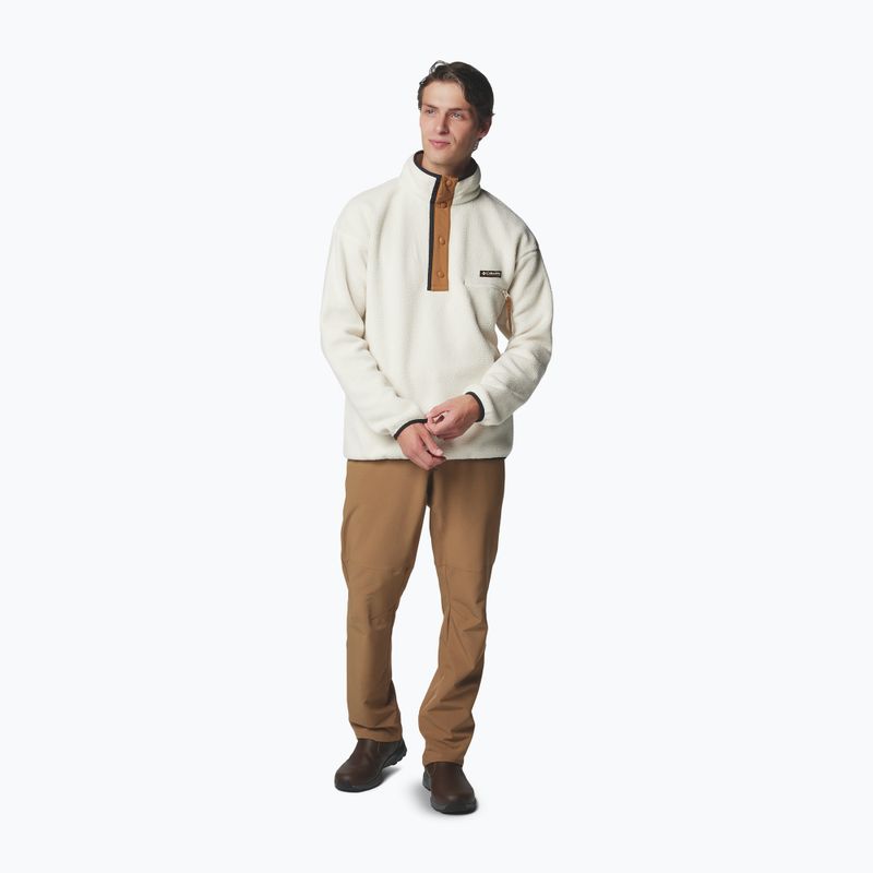 Pile da uomo Columbia Helvetia II Half Snap Fleece chalk 2
