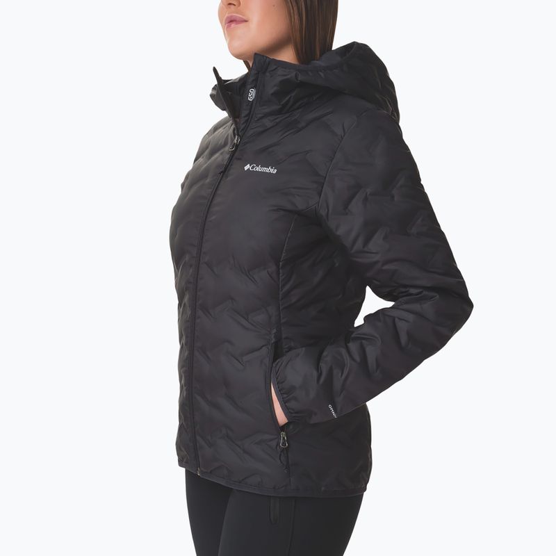 Piumino donna Columbia Delta Ridge II Down Hooded black 2